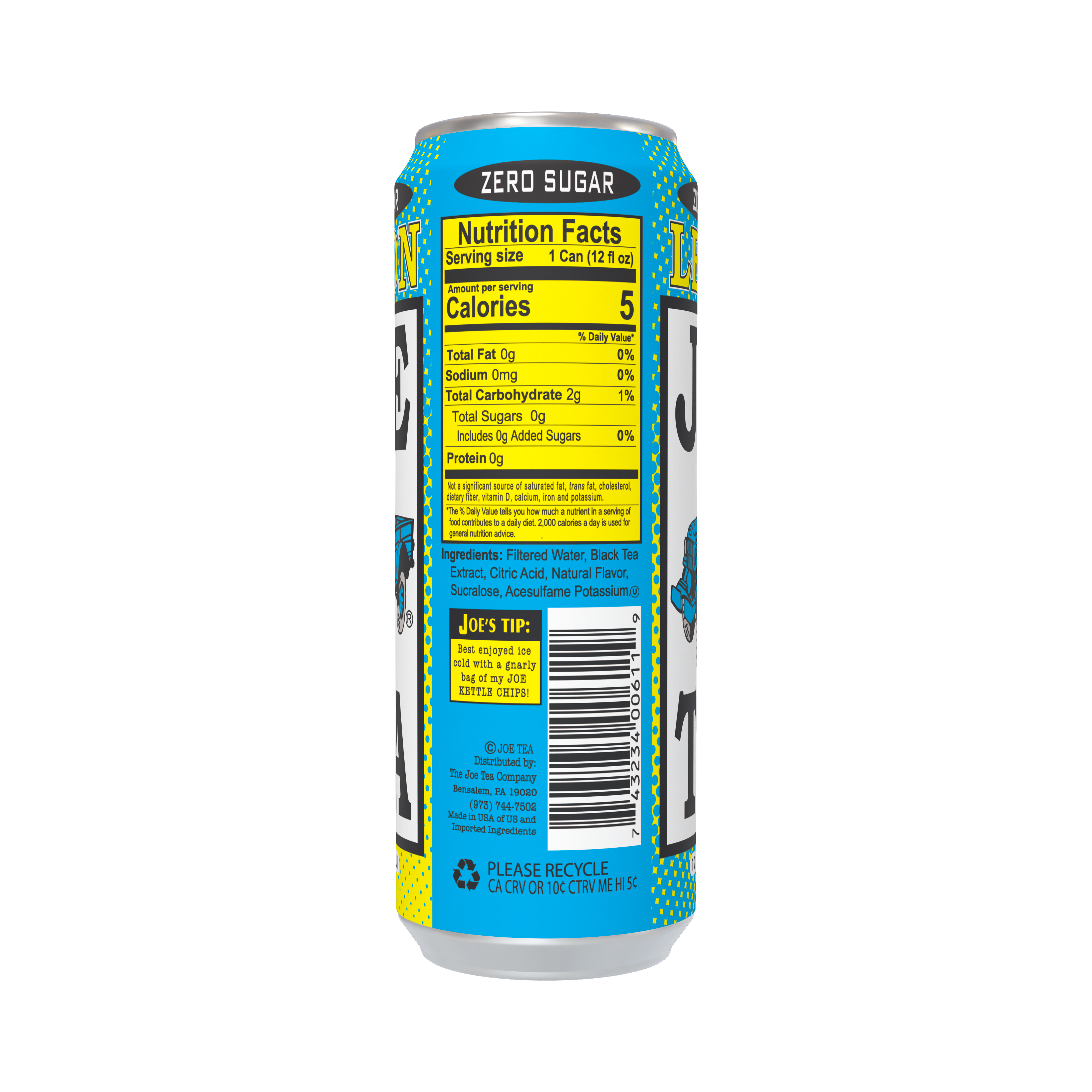 Zero Sugar Lemon Tea - Cans (12 oz)