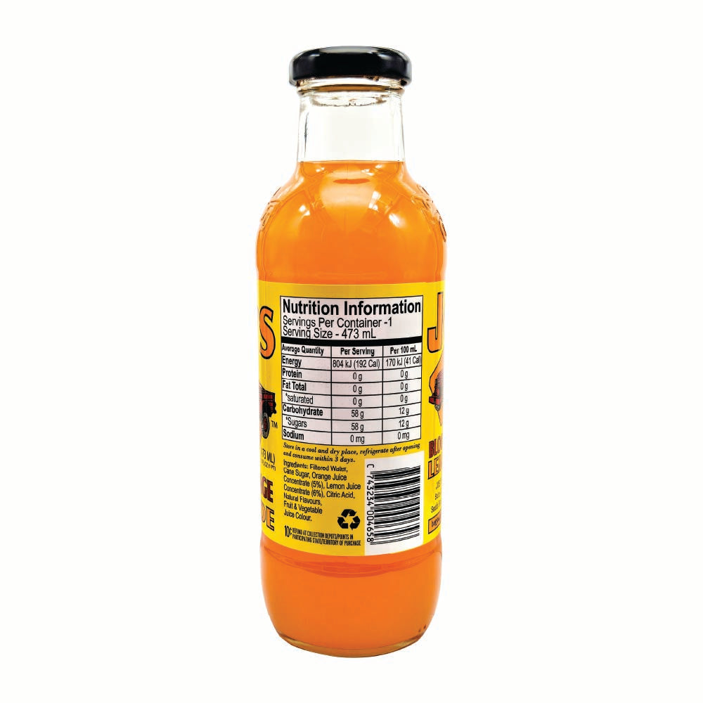 Blood Orange Lemonade - 16 oz. Glass (MADE IN AUSTRALIA)