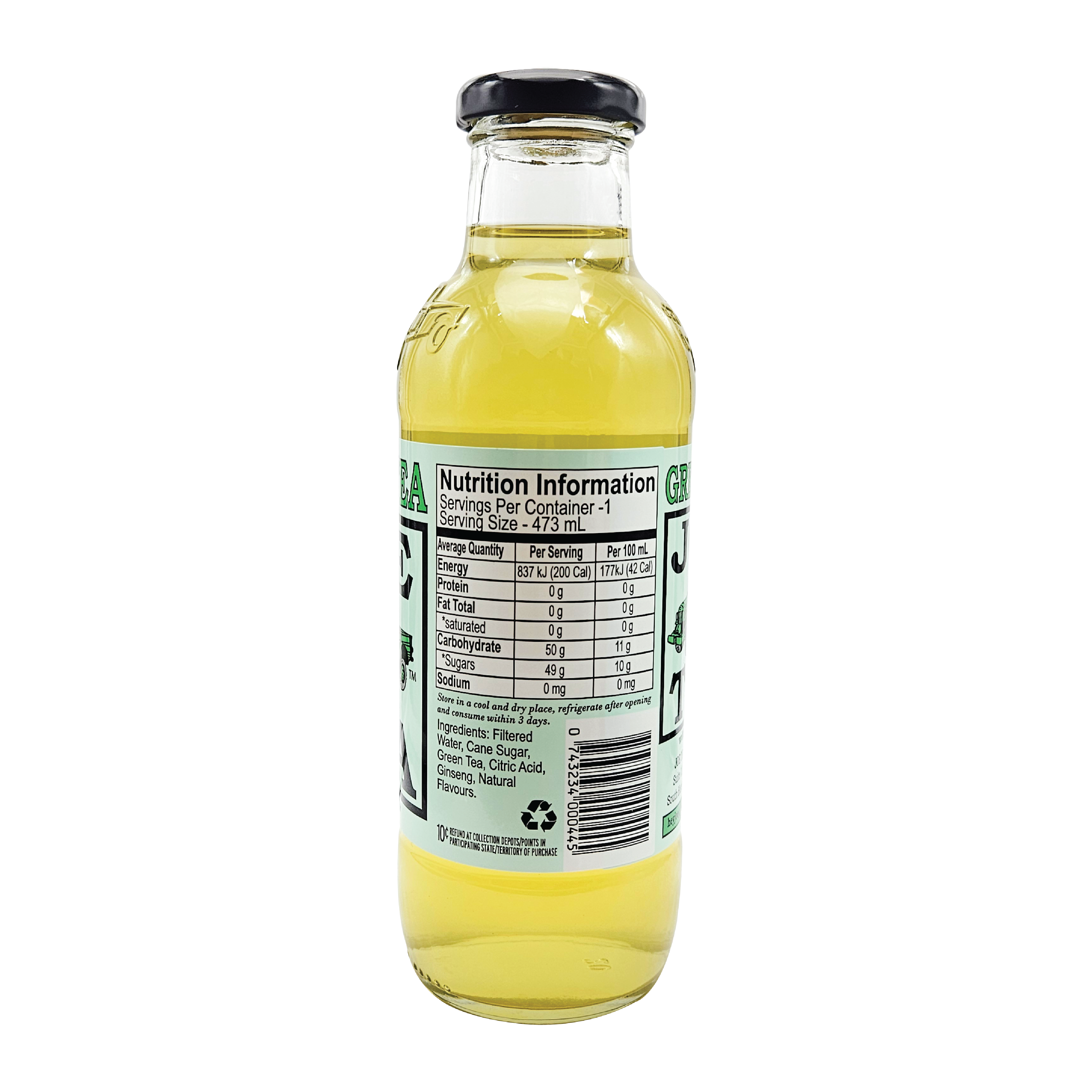 Green Tea - 16 oz. Glass (MADE IN AUSTRALIA)