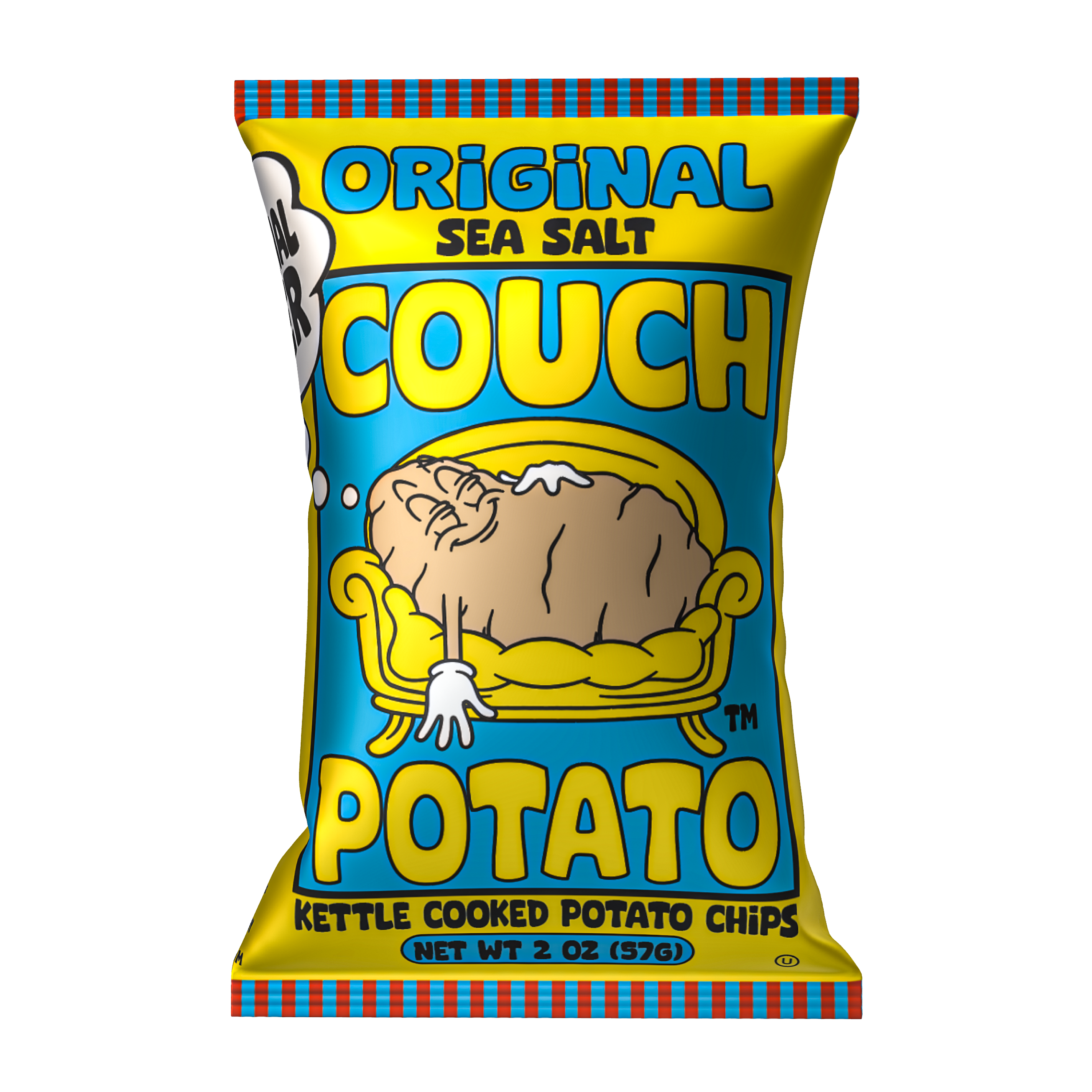 (By The Case) COUCH POTATO CHIPS 2 oz.