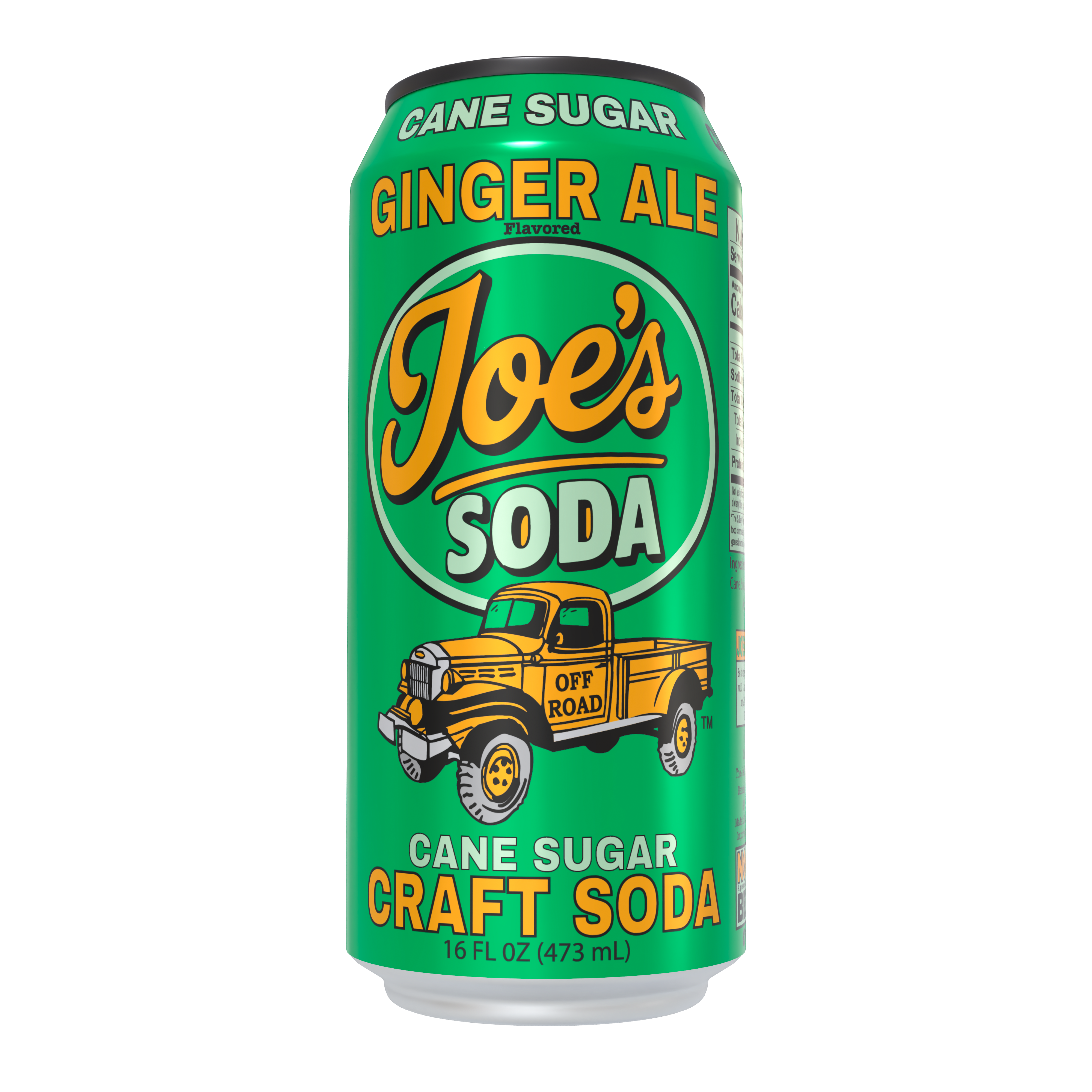 Joe's Natural Soda - Ginger Ale - Cans (16 oz)