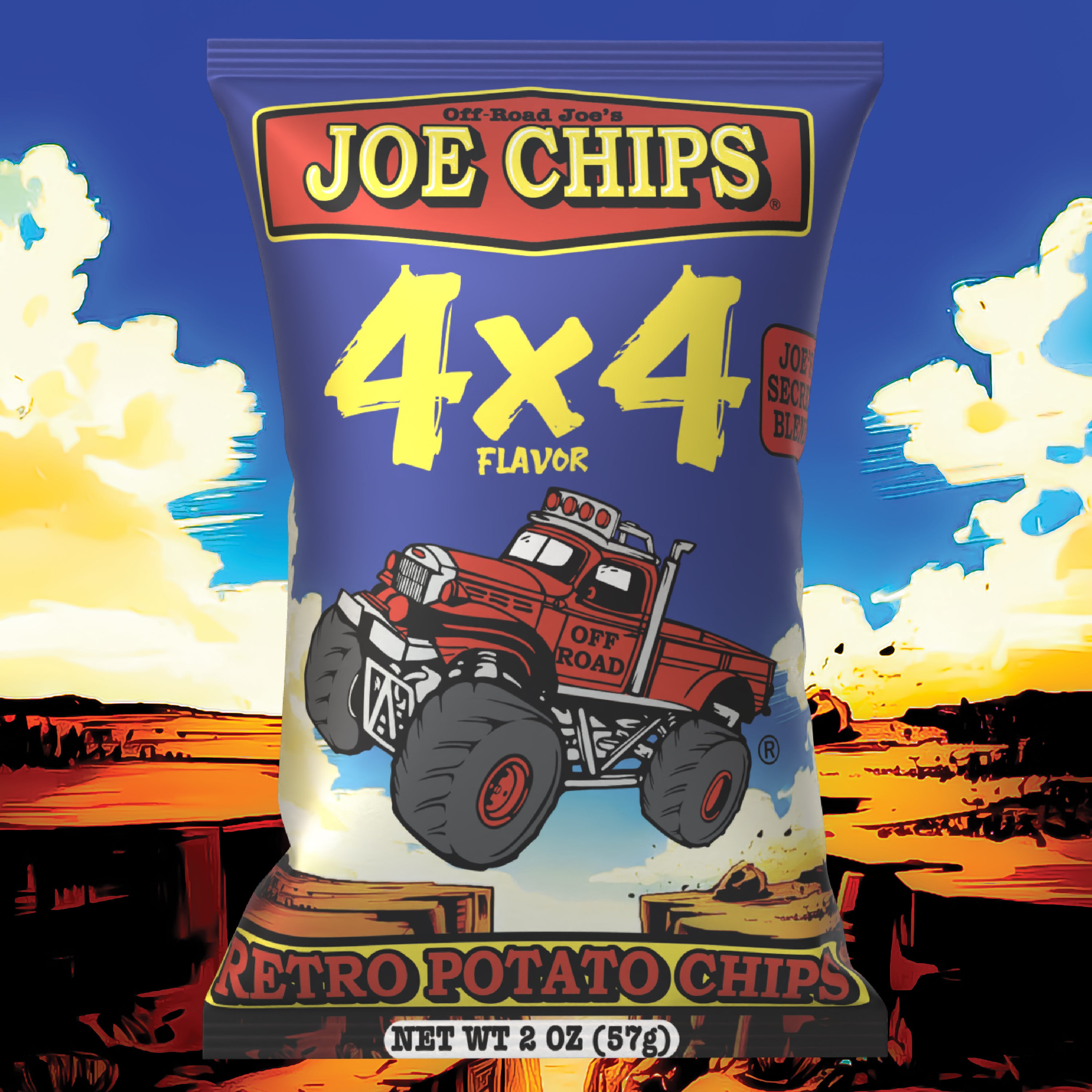 (By The Case) JOE CHIPS 2 oz.