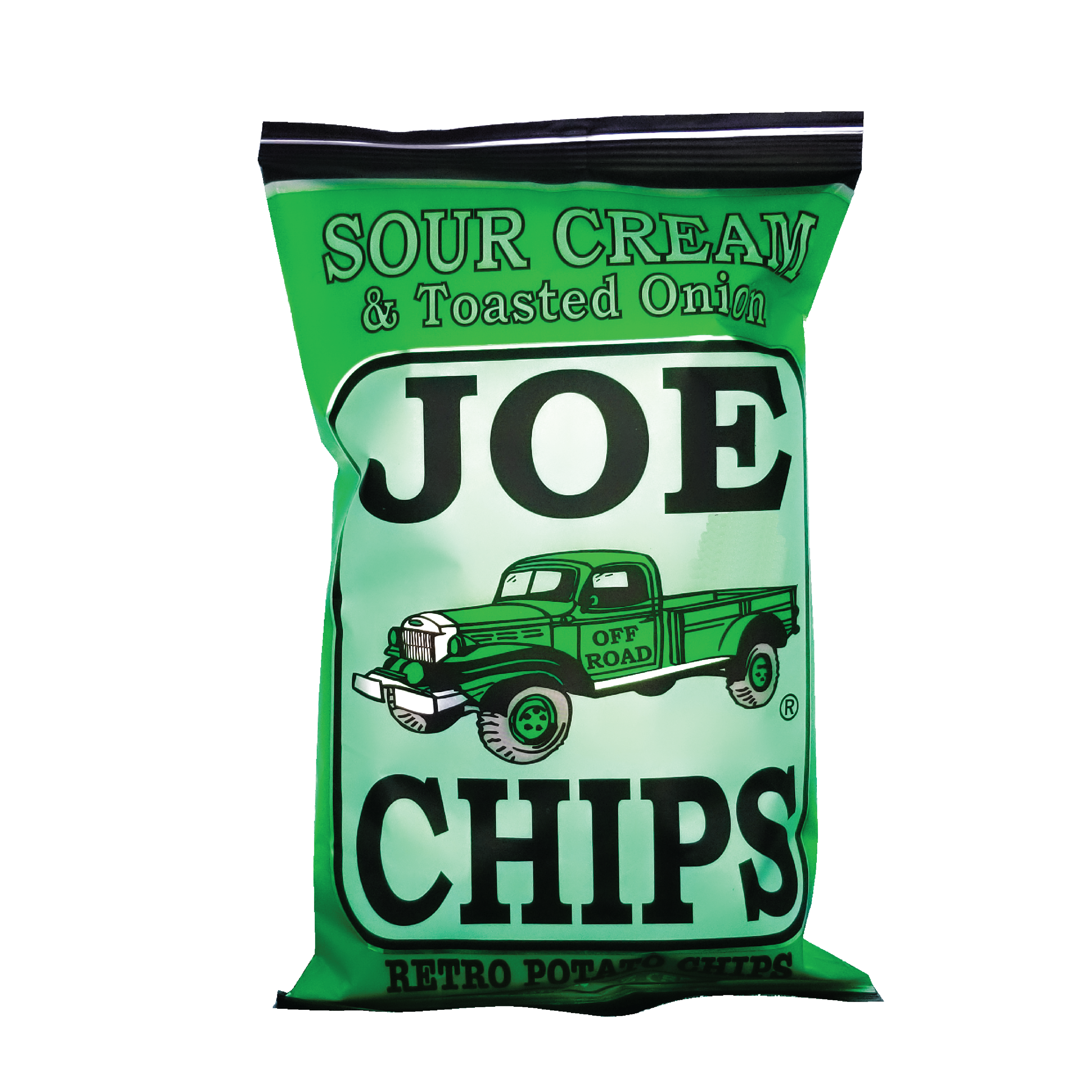 sour cream and toasted onion chips 2 oz and 5 oz  joe chips